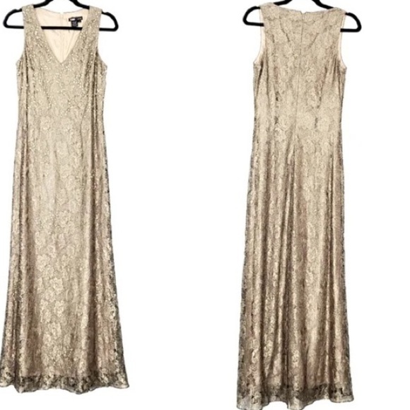 🔥Rimini by Shaw,Exquisite Sequined Stunner,Gorgeous Piece!Zip-Back,Lined,Size 4 - Picture 13 of 14